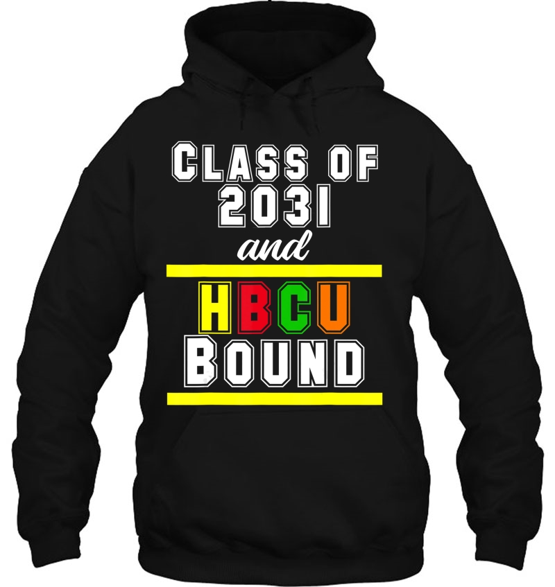 Future Hbcu Grow With Me Class Of 2031 Kids Graduation Hoodie