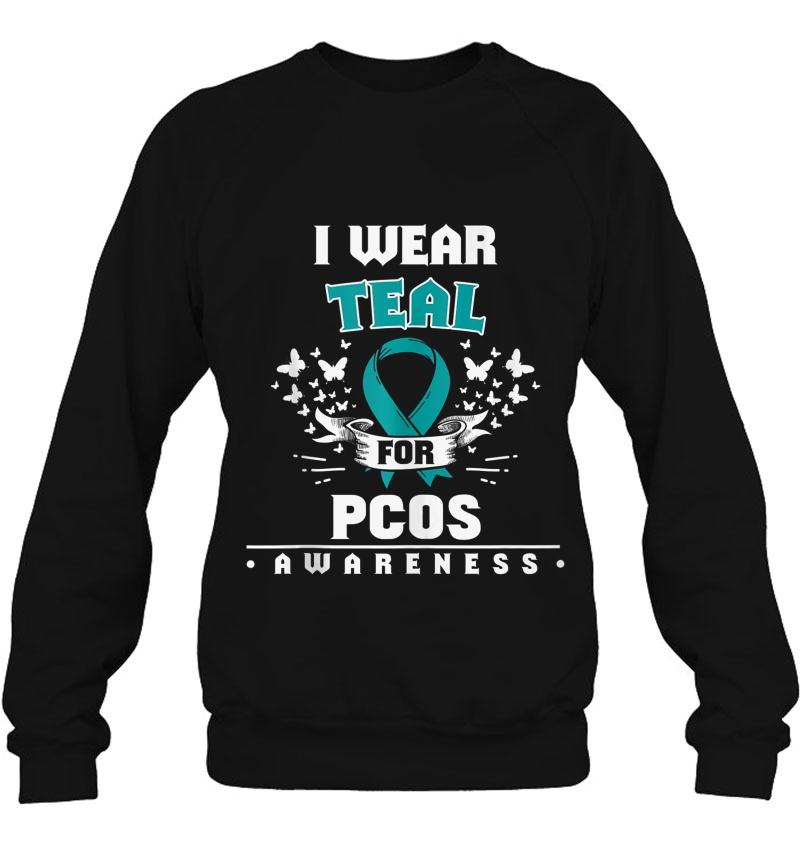 Gift For Pcos Patients - Polycystic Ovary Syndrome Awareness Tank Top Sweatshirt