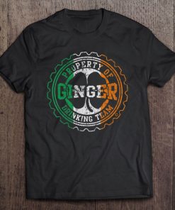 Ginger Drinking Team St Patricks Day Irish Ireland Tee