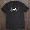 Golden Retriever Heartbea Ekg Wine Lover Large Dog Tee