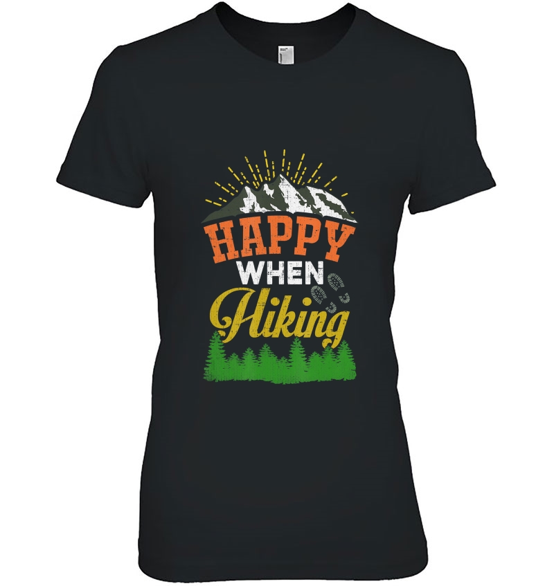 Happy When Hiking Hiker Hoodie