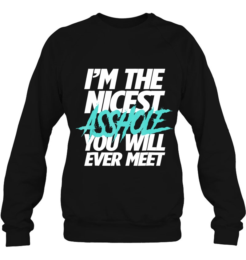 I'm The Nicest Asshole You Will Ever Meet Tshirt Mugs