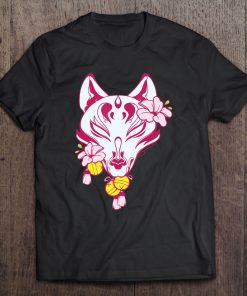 Japan Kitsune Mask Japanese Anime Kawaii Anime Otaku Tee