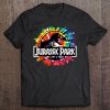 Jurassic Park Classic Logo Tie Dye Graphic Tee