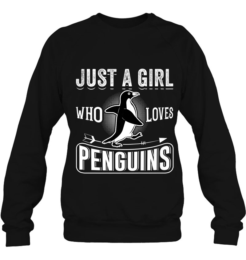 Just A Girl Who Loves Penguins Funny Penguin Gift Premium Mugs