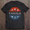 Kamala Harris 2020 Red White And Blue Vintage Button Tee