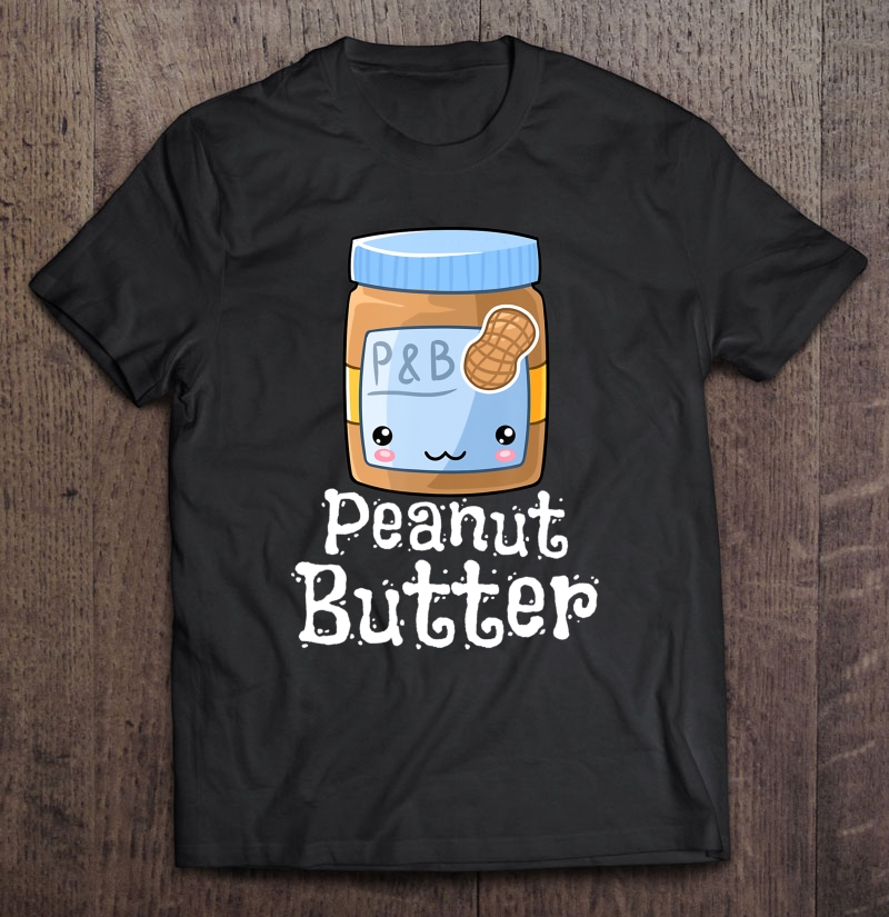 Kawaii Peanut Butter & Jelly Pb&J Halloween Matching Tshirts Shirt