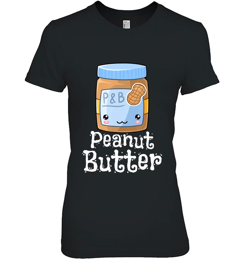 Kawaii Peanut Butter & Jelly Pb&J Halloween Matching Tshirts Hoodie