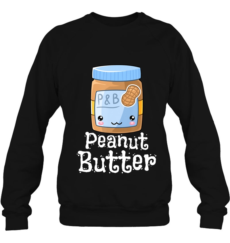 Kawaii Peanut Butter & Jelly Pb&J Halloween Matching Tshirts Mugs