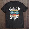 Kickin' It 5Th Grade Style Back To School Elementary Teacher Premium Tee