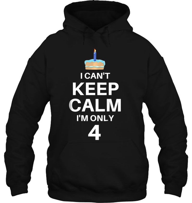 Kids Cute Kids I Can't Keep Calm I'm Only 4 Birthday Cake Mugs