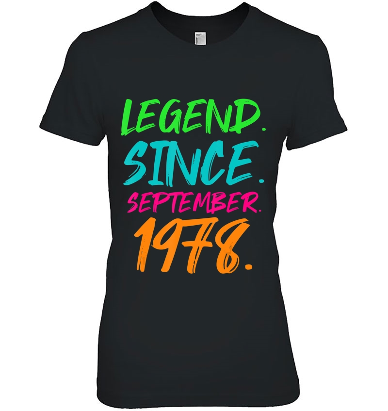 Legend Since September 1978 Bday Gifts 42Nd Birthday Hoodie