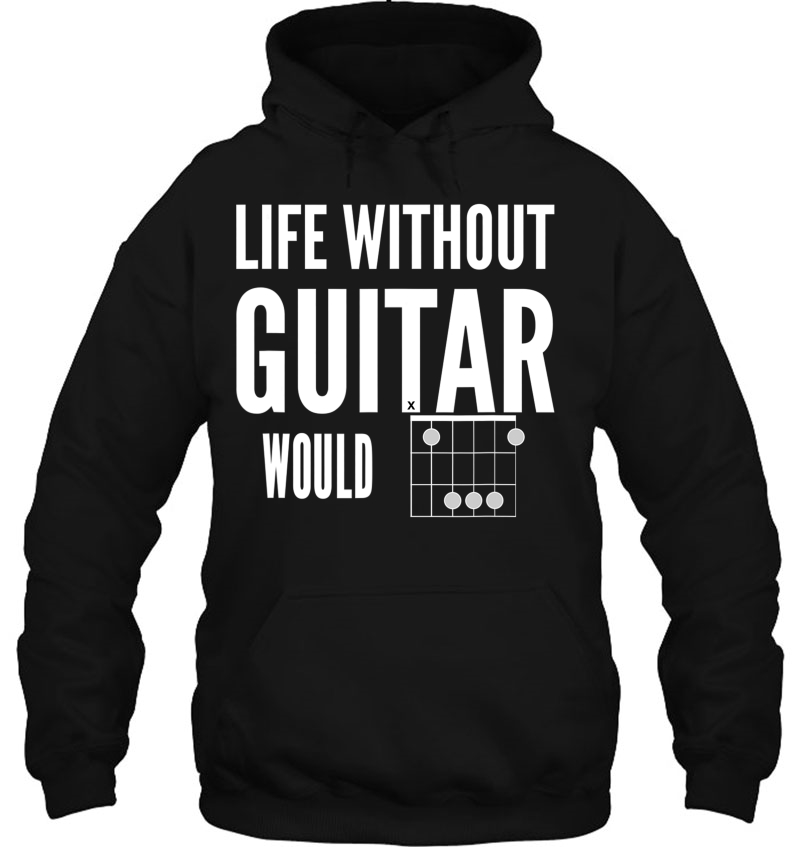 Life Without Guitar Would B Flat (Bb) Music Pun White Design Mugs