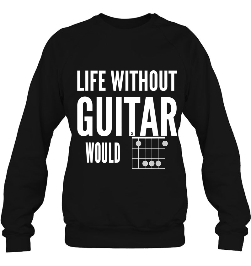 Life Without Guitar Would B Flat (Bb) Music Pun White Design Mugs