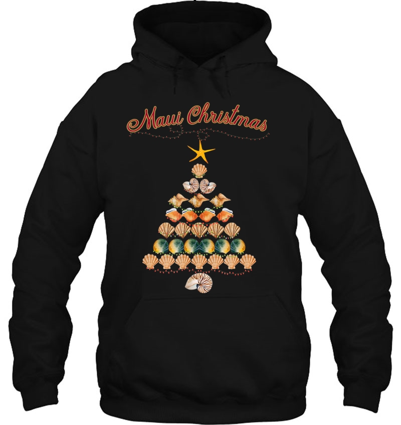 Maui Christmas Shirt-Hawaiian Christmas Shell Tree Mugs