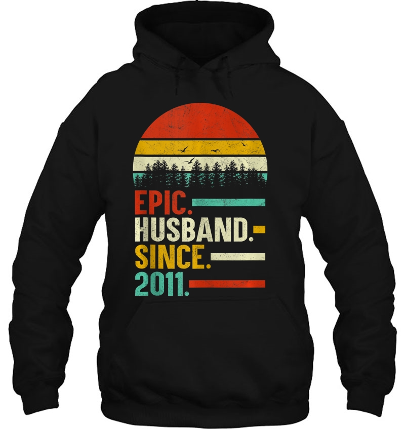 Mens Epic Husband Since 2011, 8Th Wedding Anniversary Gift Tank Top Mugs