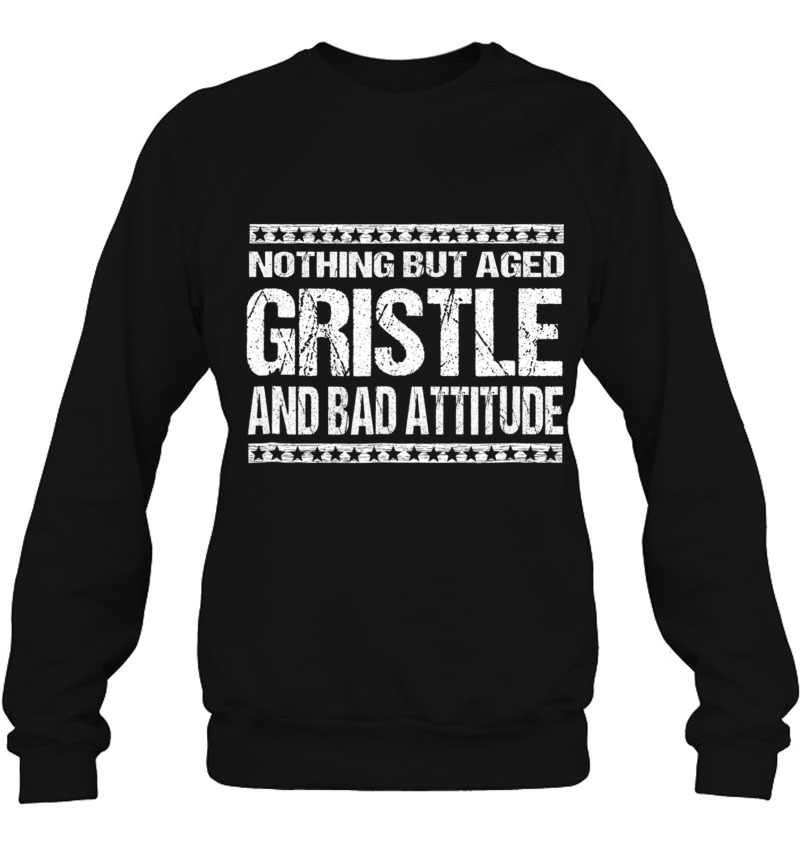 Mens Funny Gristle And Attitude Gift Idea Mugs