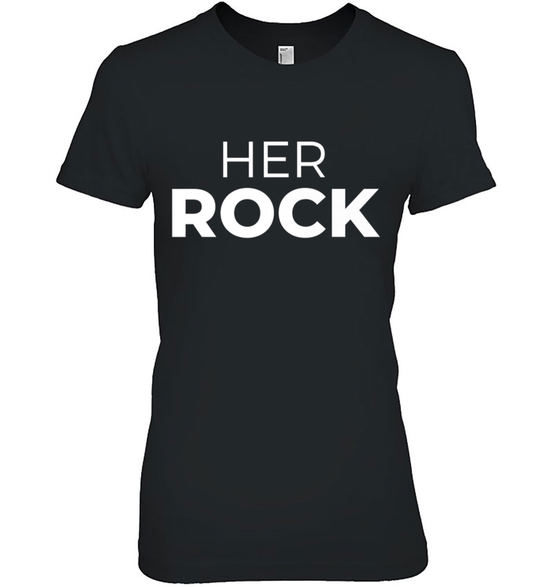 Mens Her Rock His Peace Matching Shirt Couples Gifts Husband Wife Premium Hoodie