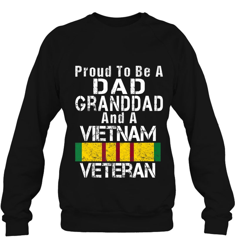 Mens Proud Dad Granddad Vietnam Veteran Shirt Vintage Vet Tee Mugs