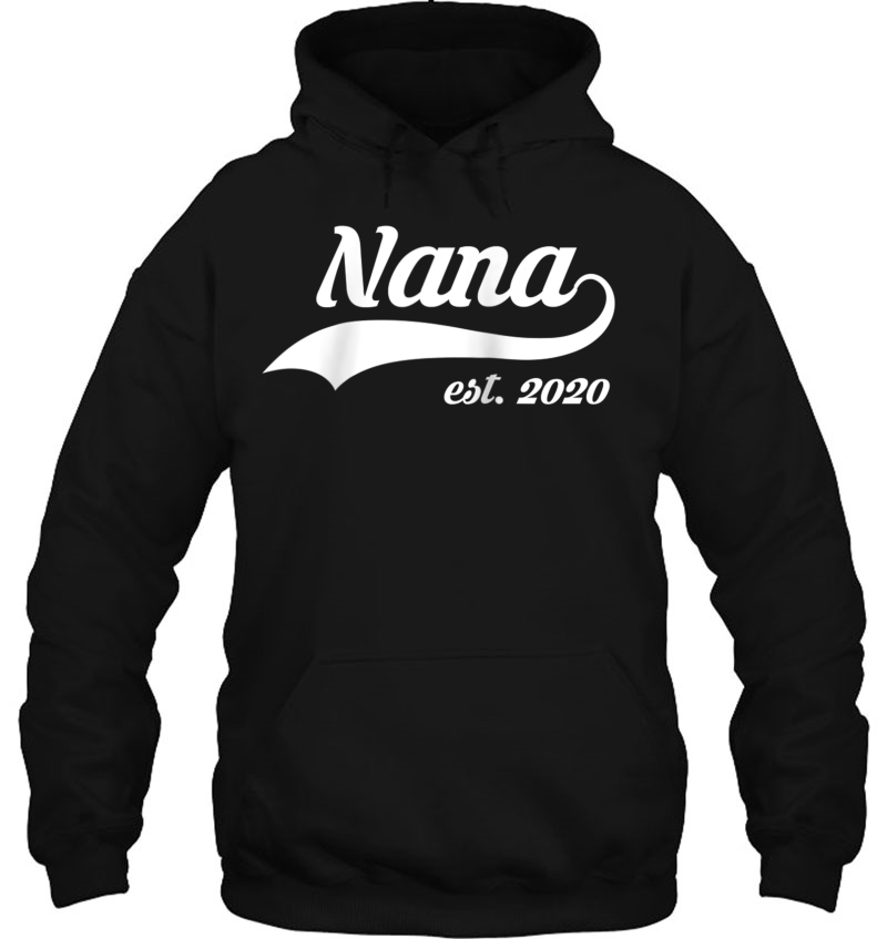 Nana Est. 2020 New Nana First Time Grandma Gift Raglan Baseball Tee Mugs