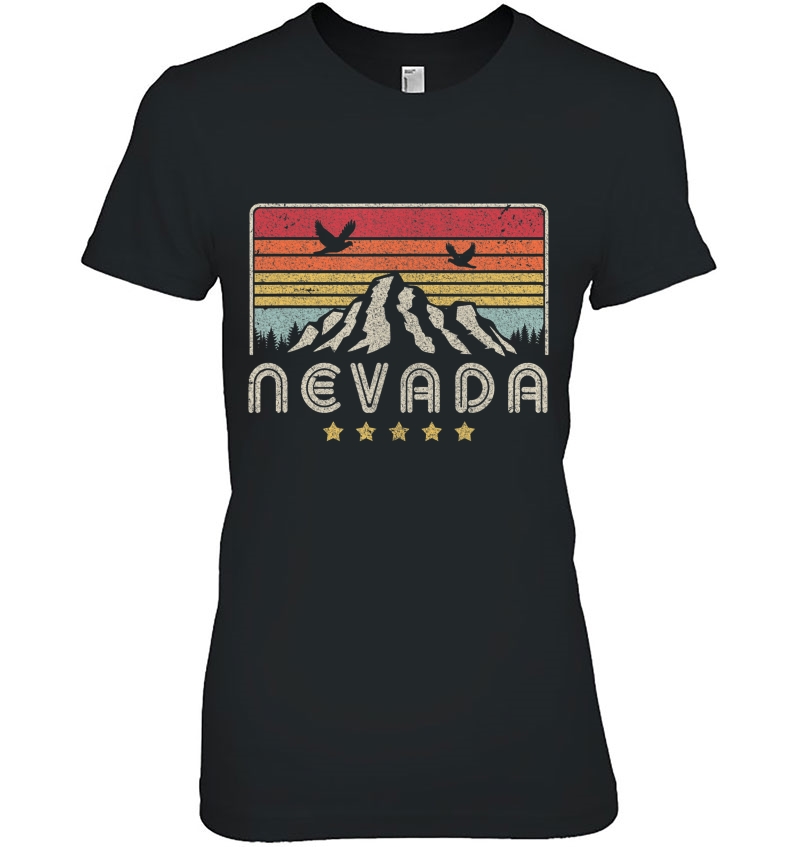 Nevada Shirt. Retro Style Nv, Usa Hoodie