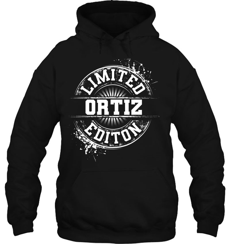 Ortiz Funny Surname Family Tree Birthday Reunion Gift Idea Hoodie