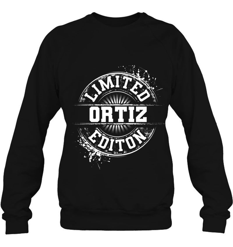 Ortiz Funny Surname Family Tree Birthday Reunion Gift Idea Sweatshirt
