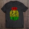 Rasta Lion & King Crown - Reggae Rastafari Dreadlock Lion Tee