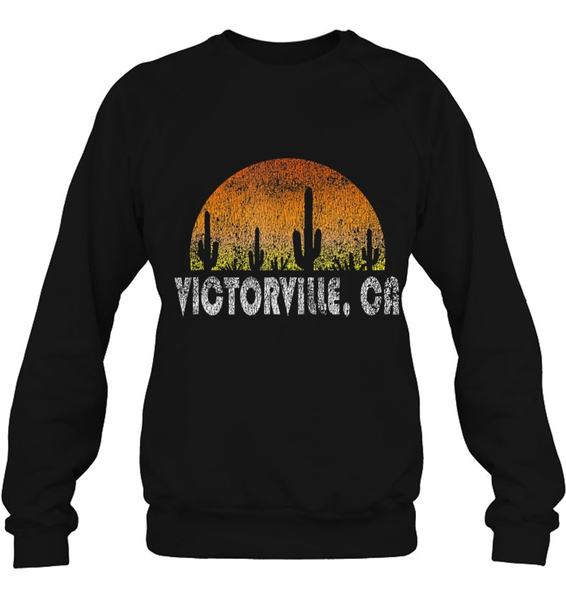 Retro Victorville California Desert Sunset Vintage Sweatshirt