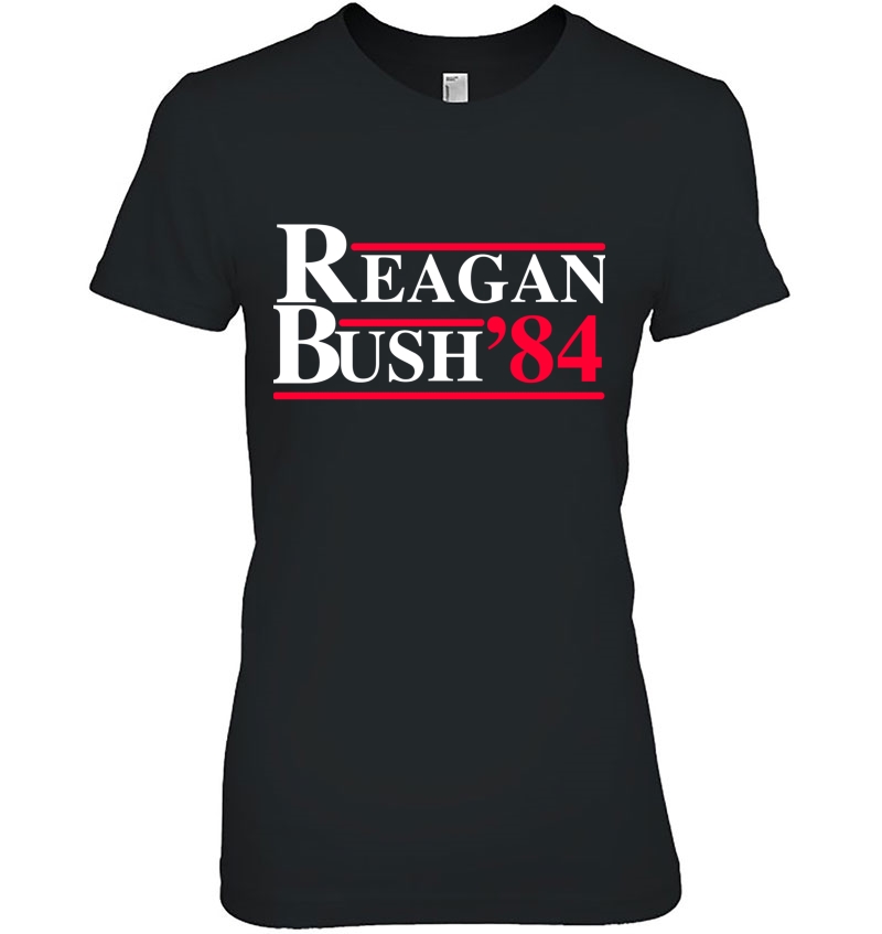 Ronald Reagan Bush 84 1984 President Tee Hoodie