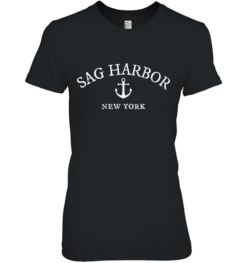 Sag Harbor Ny Shirt, Coastal Town Harbor Ladies Tee