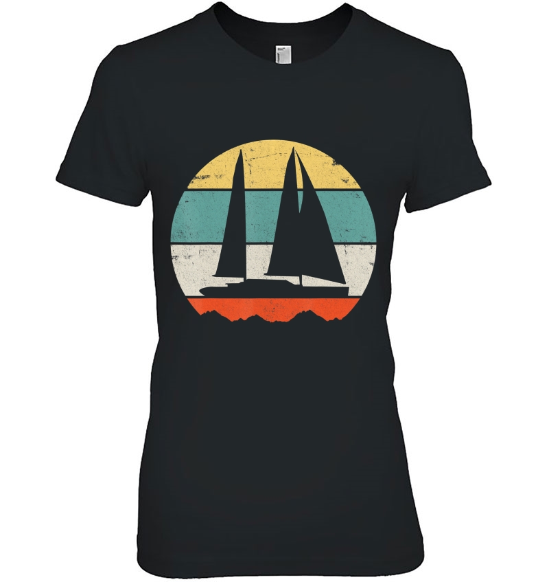 Sailing Boat Yacht Sailer Sailing Sport Ladies Tee
