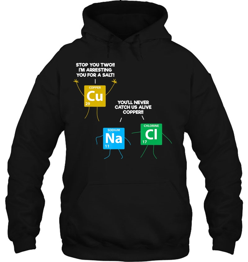 Salt And Copper Periodic Table Police Pun Chemistry Mugs