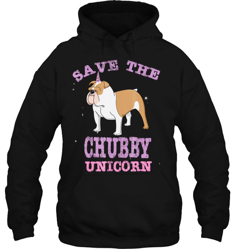 Save The Chubby Unicorn Funny English Bulldog Shirt Mugs