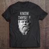 Socrates Delphi Orcale Know Thyself Philosophy Gif Tee