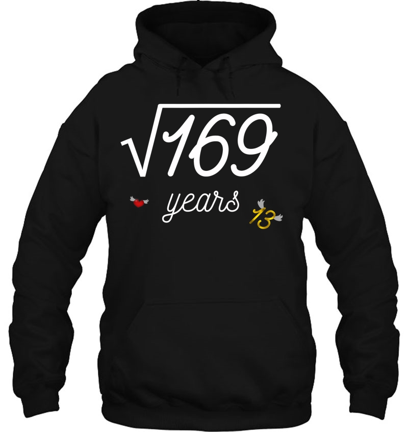 Square Root Of 169 Funny Math 13Th Birthday 13 Year Old Tee Mugs