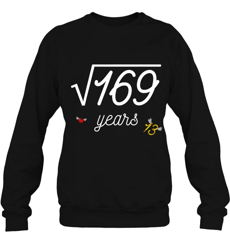 Square Root Of 169 Funny Math 13Th Birthday 13 Year Old Tee Mugs