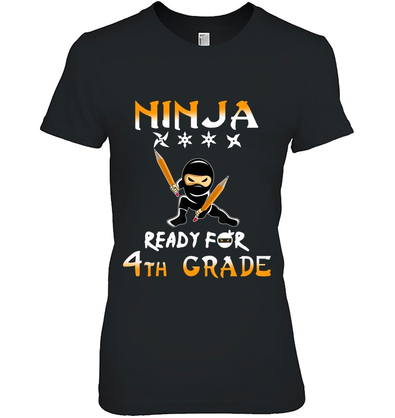 Team 4Th Fourth Grade Ninja Back To School Shirt Hoodie