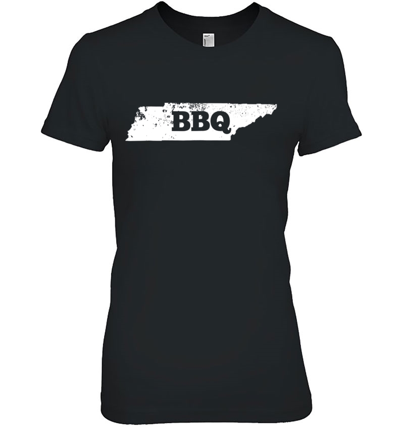 Tennessee State Bbq Shirt Tn Love Brisket Distressed Tee Ladies Tee