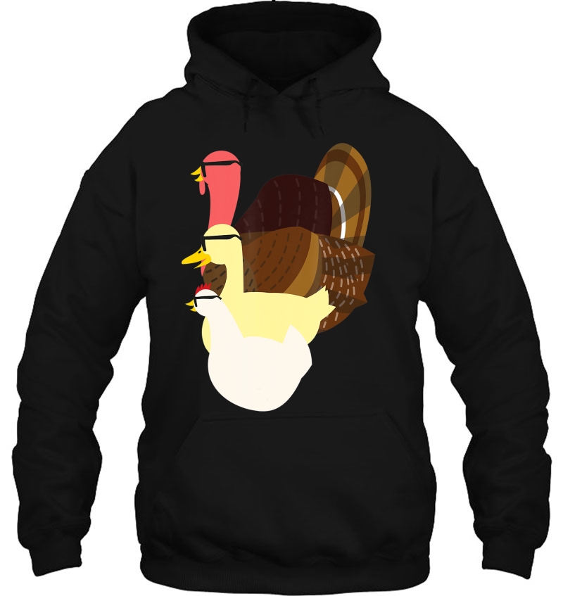 Thanksgiving Turducken Turkey Duck Chicken Shirt Mugs