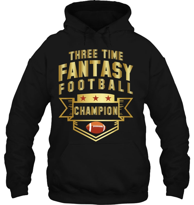 Three Time Fantasy Football Champion Champ 3 Time Mugs