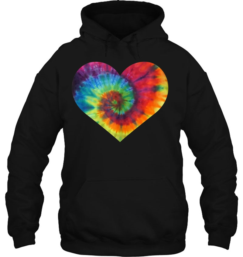 Tie Dye Rainbow Hear Lgbtq Pride Month Gift Tank Top Hoodie