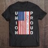 Union Proud American Flag Operating Engineer Shirt Tee