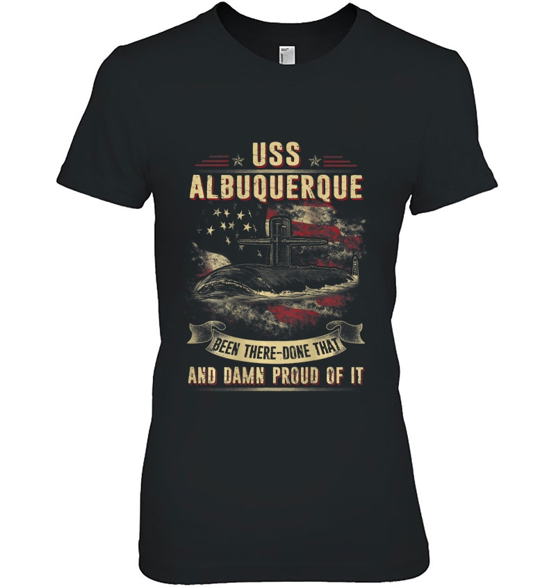 Uss Albuquerque (Ssn-706) Ladies Tee