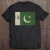 Vintage Pakistani Flag Of Pakistan Souvenir Gift Men Women Tee