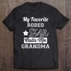 Womens My Favourite Rodeo Star Calls Me Grandma Tee