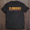 Womens Retro St. Andrews Scotland V-Neck Tee