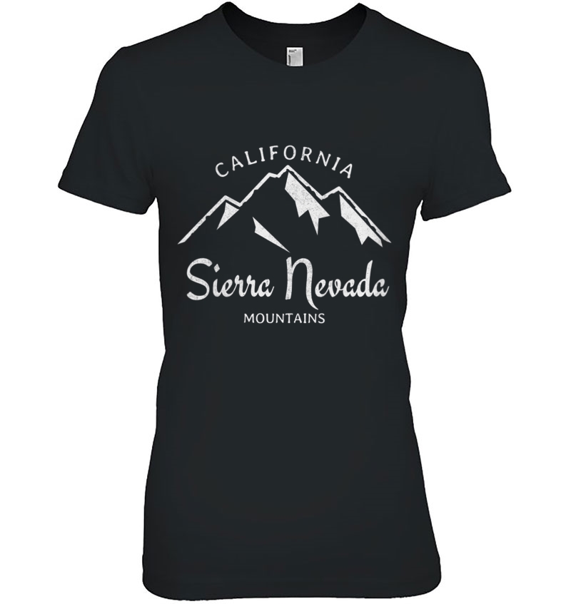 Womens Sierra Nevada Mountains - California V-Neck Hoodie