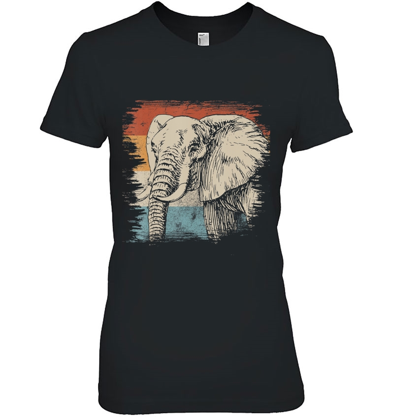Zoo Animal Africa Safari Animal Lover Gift Idea Elephant Ladies Tee