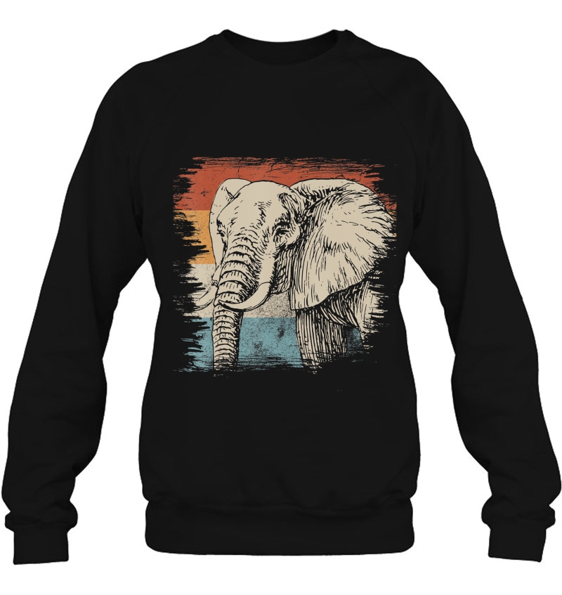 Zoo Animal Africa Safari Animal Lover Gift Idea Elephant Sweatshirt